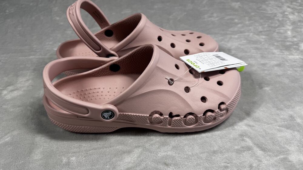 Crocs NEW Baya Clog Unisex M10 W12 Pink Clay Breathable Slip On Strap 10126-6TY